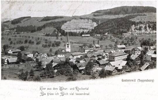 Ganterschwil im Jahre 1904